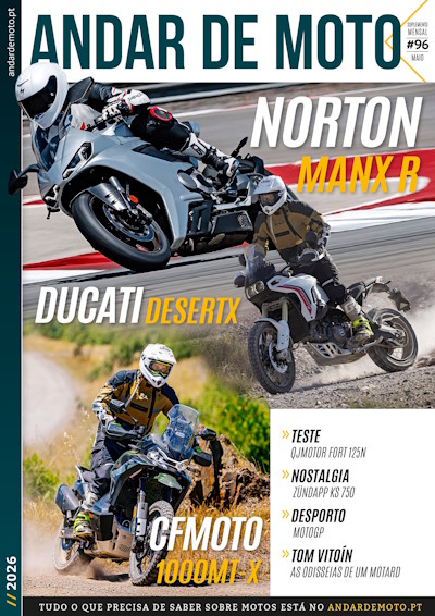 ANDAR DE MOTO número #96, maio 2026, a sua revista digital e gratuita.